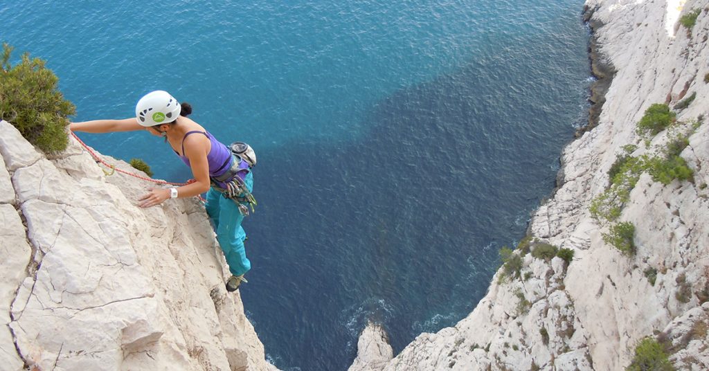 Aika Yoshida Rock Climbing